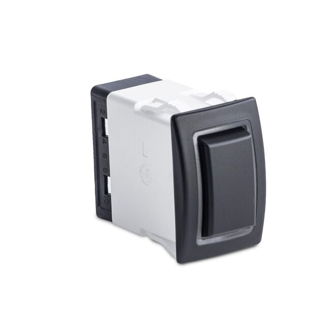 Sierra RK40630G Rocker Switch w/Halo LED Light, ON ON, SPST, Green
