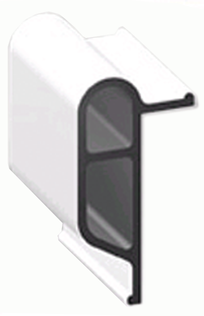 Taylor Made Products 46098 Taylor Heavy Duty Double Molded Edge Gard White