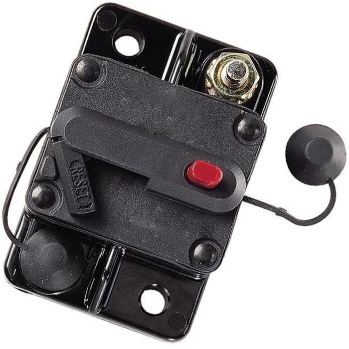 Seachoice SC11487 285 Series Surface Mount Circuit Breaker, 80 Amp