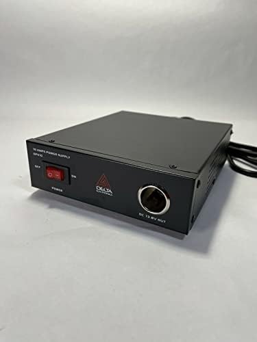 Delta DPS Power Supply 10 Amp Delta DPS10 12-13.8v AC/DC Ultra Compact Small Ham CB Radio|B09XGTQC4L