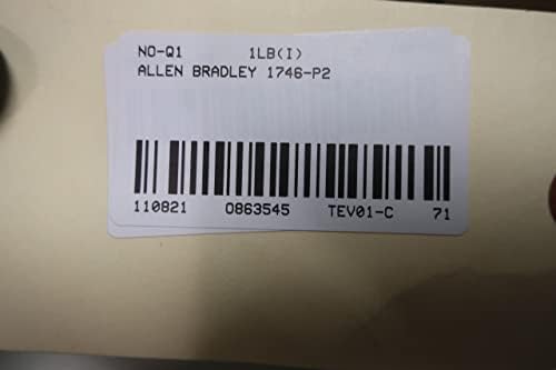 ALLEN BRADLEY 1746-P2 SLC 500 Power Supply Module SER C|B07F7B6DVQ