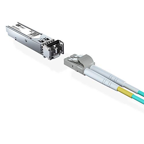 H!Fiber 1.25G Single Mode SFP LC Module, 1000Base-LX/LH Fiber Transceiver for Cisco GLC-LH-SMD, Meraki, Ubiquit UniFi, TP-Link, Fortinet, Intel, Netgear, Mikrotik and More (SMF,1310nm,20km,DDM) 2 Pack|B07B4B33N6