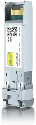 10Gtek 10GBase-SR SFP+ LC Transceiver, 10G 850nm Multimode SFP Module, up to 300 Meters, for Cisco SFP-10G-SR, Meraki MA-SFP-10GB-SR, Ubiquiti UniFi UF-MM-10G, Fortinet, Mikrotik and More, Pack of 10|B00ZCDDOPS