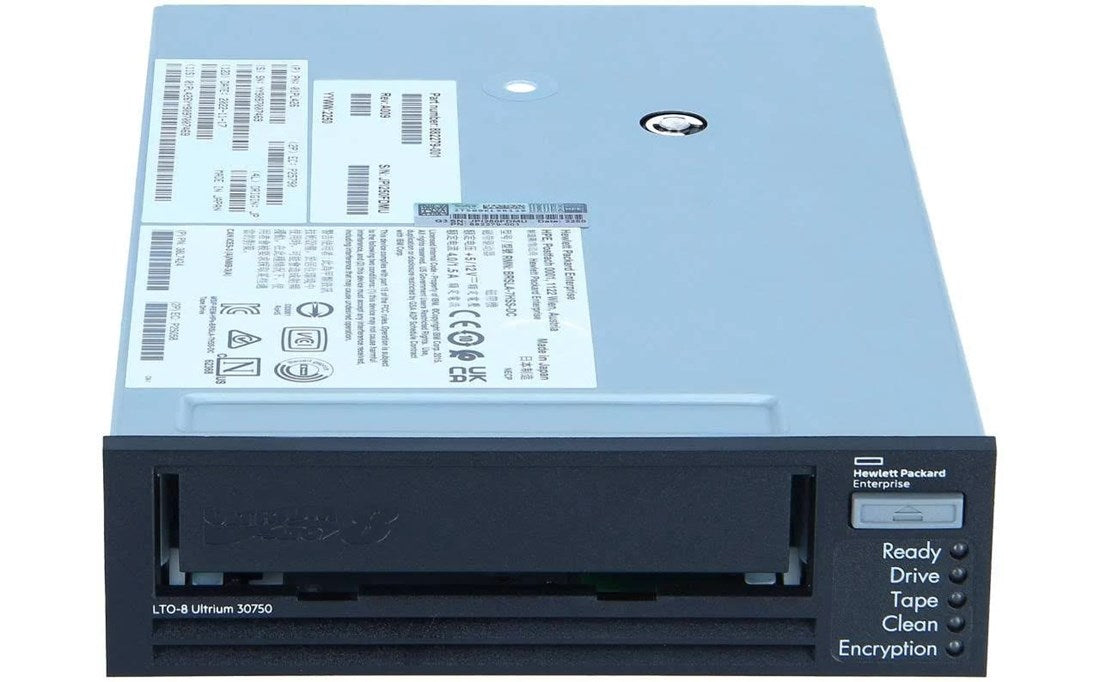 HPE BC022A 30TB LTO-8 Ultrium 30750 SAS Internal Tape Drive F/S