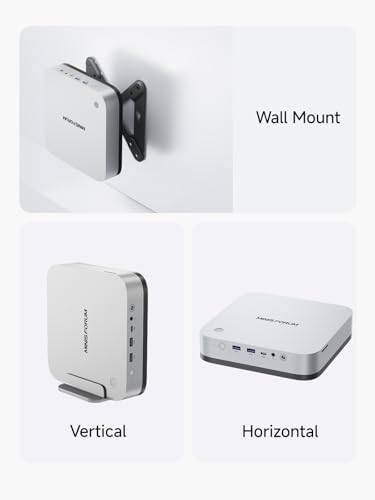 MINISFORUM Mini PC AI X1 Pro AMD Ryzen AI 9 HX370(12Cores/24 Threads&AMD Radeon 890M Mini Gaming PC,96GB DDR5 2TB SSD,8K Quad Output(HDMI+DP+2xUSB4,Dual 2.5 LAN/WIFI7/BT5.4/Oculink,Copilot PC