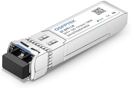 QSFPTEK 10GBASE-T SFP+ to RJ45 Module, 10Gb Copper RJ-45, Mini gbic SFP to Ethernet Network Optical Copper Transceiver Compatible with Dell GP-10GSFP-T, up to 30m|B0BX6G2CT6