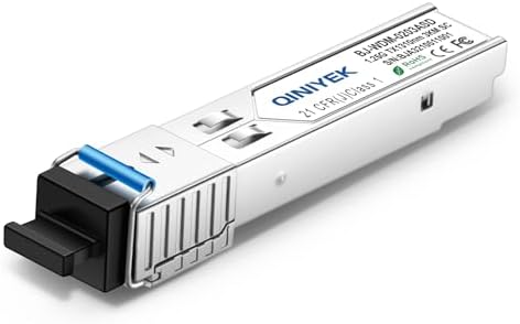 A Pair 10G BIDI SFP+ Single Mode Fiber Module, 10Gb SFP+ LC LR 1270nm 1330nm, Bidi Gbic for Cisco SFP-10G-BXD-I (1330nm-TX/1270nm-RX) / SFP-10G-BXU-I (1270nm-TX/1330nm-RX),10~20KM, with DOM|B0CYC6P6KF