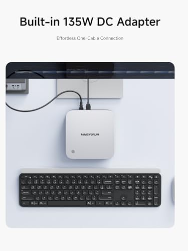 MINISFORUM Mini PC AI X1 Pro AMD Ryzen AI 9 HX370(12Cores/24 Threads&AMD Radeon 890M Mini Gaming PC,96GB DDR5 2TB SSD,8K Quad Output(HDMI+DP+2xUSB4,Dual 2.5 LAN/WIFI7/BT5.4/Oculink,Copilot PC