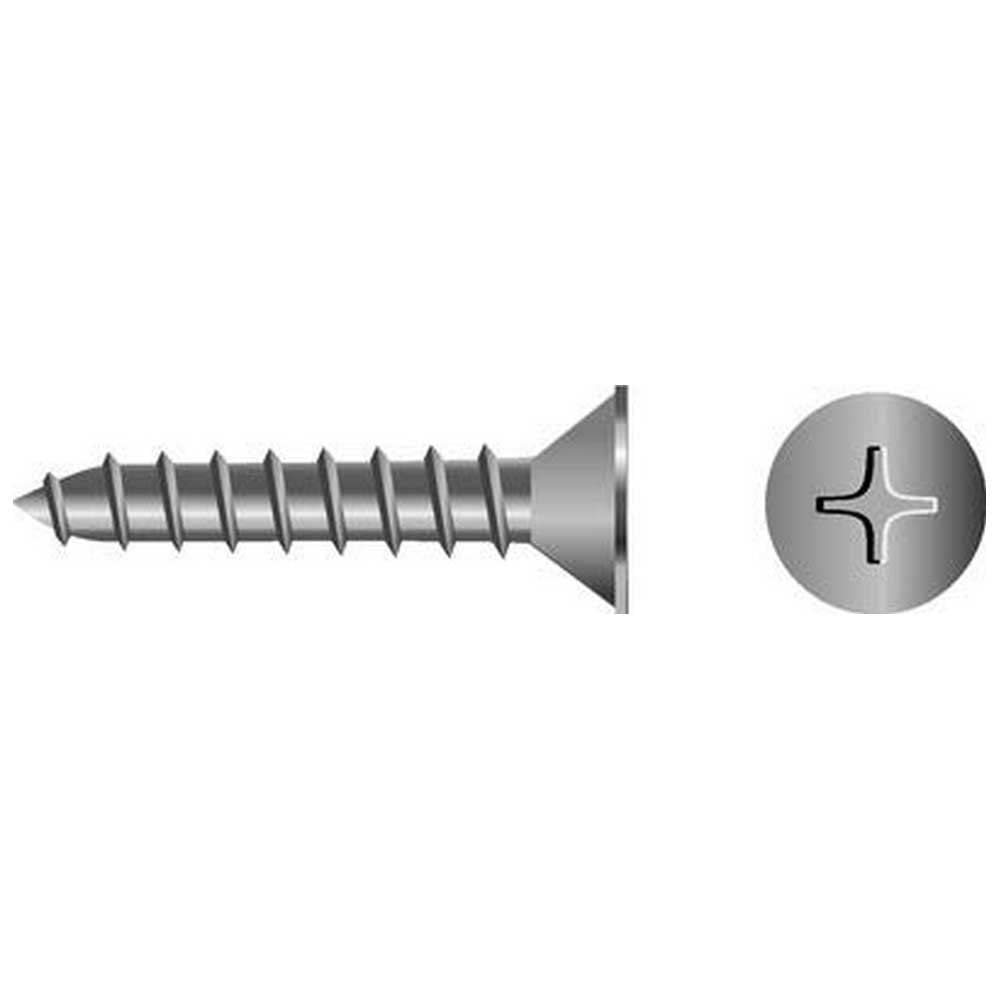 Seachoice MP0613SC 59514 Stainless Steel Phillips Machine Screw Flat Head