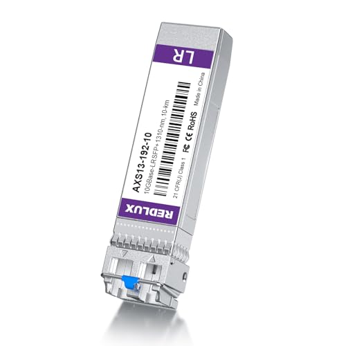 REDLUX 1G SFP Transceiver, 1000Base-SX SFP Module, 850nm MMF, Dual LC Connector, up to 550-meter, Compatible for Cisco SFP-1G-SX, Meraki, Ubiquiti UniFi, Fortinet, TP-Link, Netgear and More|B0CZ3ZS5GB
