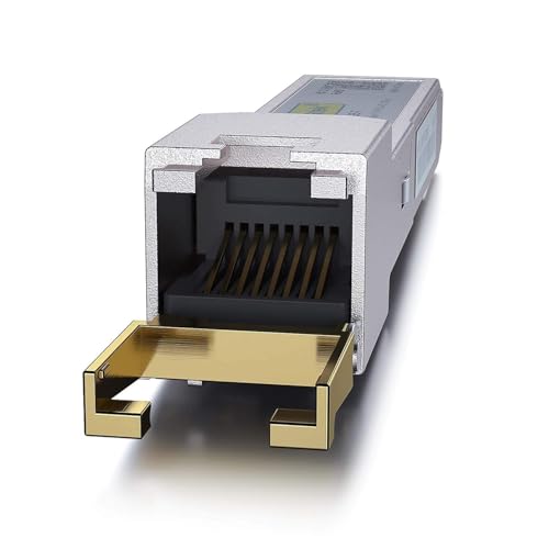 10Gtek 𝟭𝟬/𝟭𝟬𝟬/𝟭𝟬𝟬𝟬𝗕𝗮𝘀𝗲-𝗧 𝗖𝗼𝗽𝗽𝗲𝗿 𝗦𝗙𝗣, Auto-Negotiation SFP to RJ45 Mini-GBIC Transceiver or Cisco GLC-T(10/100/1000)/SFP-GE-T(10/100/1000) Pack of 2|B09NNMP934