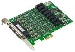 Moxa CP-118E-A-I w/o Cable - 8 Ports RS-232/422/485 PCI Express x1 Serial Board, Without Cable, with Surge Protection and Electrical Isolation