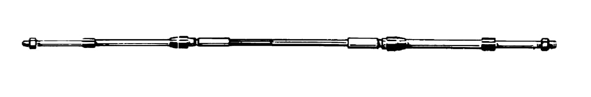 Uflex USA C8X12 Uflex C8X12 UFLEX C8 3300 Type Premium Universal Style Engine, Control Cable 10-32 UNF, 12'