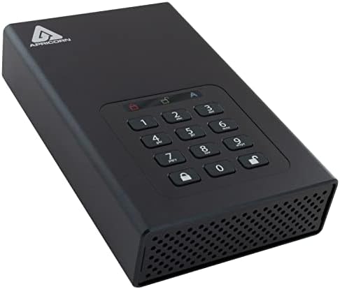 Apricorn 2TB Aegis Padlock DT 256-Bit Encrypted USB 3.0 Hard Drive (ADT-3PL256-2000)|B006U6LYMG