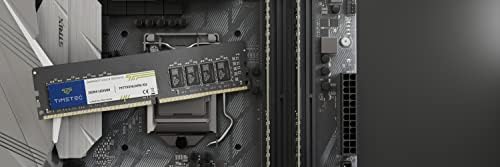 Timetec 32GB KIT(2x16GB DDR4 2666MHz PC4-21300 Non-ECC Unbuffered 1.2V CL19 2Rx8 Dual Rank 288 Pin UDIMM Desktop Memory RAM Module Upgrade (32GB KIT(2x16GB