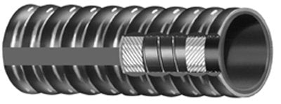 Trident 252-4004 Trident Flex Corrugated Hardwall Exhaust Hose, 4" x 12.5'