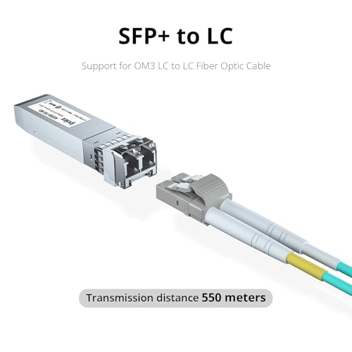 ipolex 1000Base-LX/LH SFP Transceiver, 1.25G SFP LC Fiber Module, Gigabit Single Mode Mini GBIC, 1310nm SMF, up to 20km, for Cisco GLC-LH-SMD, Ubiquiti UF-SM-1G, Meraki, TP-Link TL-SM311LS and More|B01EN33VN2