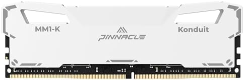 Timetec Pinnacle Konduit 32GB KIT(2x16GB) DDR4 3200MHz PC4-25600 CL16-18-18-38 XMP2.0 Overclocking 1.35V Dual Rank Compatible for AMD and Intel Desktop Gaming PC Memory Module - Black|B09T2G15VF