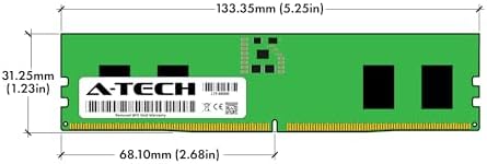 A-Tech 16GB Kit (2x8GB DDR5 4800MHz PC5-38400 CL40 UDIMM 1.1V Non-ECC Unbuffered DIMM 288-Pin Desktop PC/Computer RAM Memory Upgrade Modules