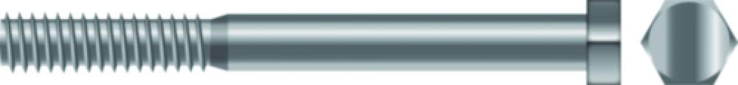 Seachoice SC30052 Cap Screw Hex Head, 1/4"-20 x 1/2"