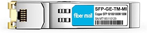 SFP to RJ45 for Dell Force10 GP-SFP2-1T Dell SFP-1G-T 310-7225 407-BBOS 1000BASE-T Mini GBIC SFP Copper RJ-45 100m Transceiver Module|B0899P9J5L