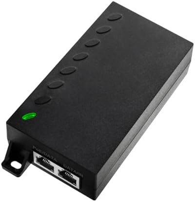 Gigabit PoE+ Injector Adapter - 30W 48V Power Over Ethernet Plus - 10/100/1000Mbps, IEEE 802.3af/at Compliant - Up to 100 M (328 ft) Range, by ThePoEstore|B07V24C4M8