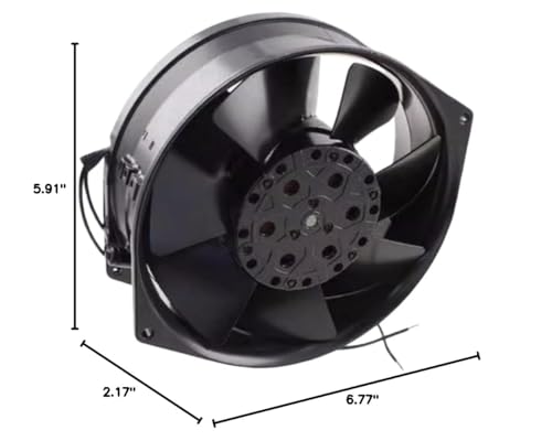 W2S130-AA03-01 230V 45/39W 172155 Cooling Fan 172X150X55MM 2-Wire|B0F24LMXJM