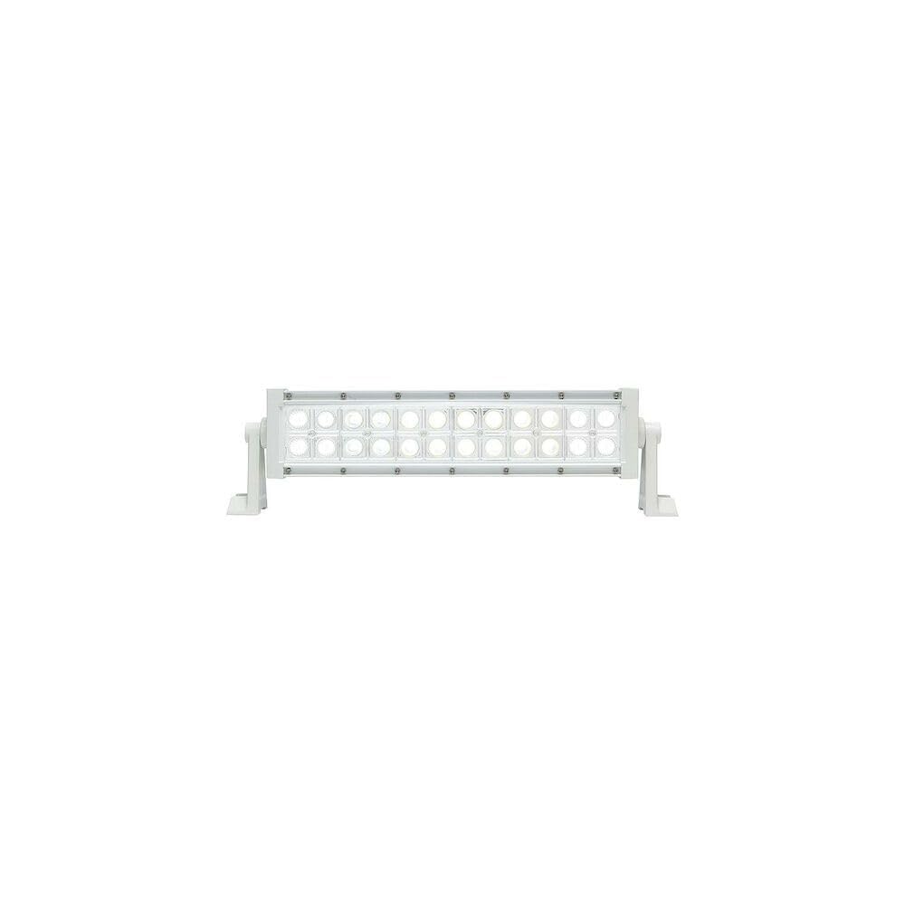 Seachoice UCL21CWSCH 51683 LED Spot/Flood Light Bar, White Housing 24 LEDs, 13.6", 12/24V