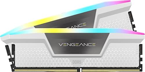 CORSAIR Vengeance RGB DDR5 RAM 16GB (2x8GB 5200MHz CL40 Intel XMP iCUE Compatible Computer Memory - Black (CMH16GX5M2B5200C40