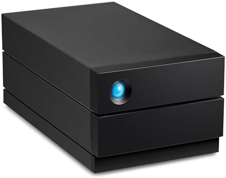 LaCie - STHA4000800 d2 Professional 4TB External Hard Drive Desktop HDD – USB-C USB 3.0 7200 RPM Enterprise Class Drives, 5 Year Warranty and Recovery Service (STHA4000800) Black|B07G8JT7XN