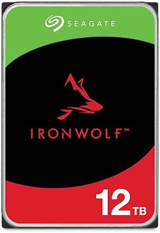 Seagate IronWolf 8TB NAS Internal Hard Drive HDD – 3.5 Inch SATA 6Gb/s 7200 RPM 256MB Cache for RAID Network Attached Storage – Frustration Free Packaging (ST8000VNZ04/N004