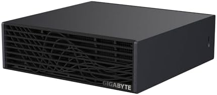 GIGABYTE AI TOP Atom Personal AI Supercomputer, Arm Cortex-X295 + Cortex A725, NVIDIA® Blackwell Architecture, 128GB LPDDR5X, 4TB PCIe 5.0 NVMe SSD, NVIDIA DGX™ OS, Black|B0FXHFBL54