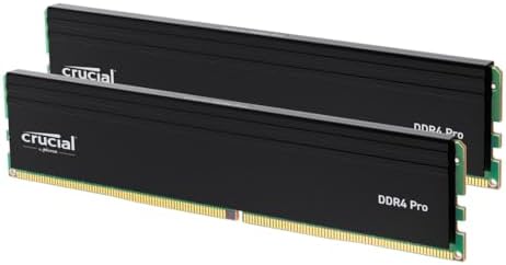 Crucial 32GB DDR4 RAM, 3200MHz (PC4-25600) CL22 Desktop Memory, UDIMM 288-Pin, Downclockable to 2933/2666MHz, Compatible with Intel and AMD Ryzen - CT16G4DFRA32A|B07ZLHD4F8