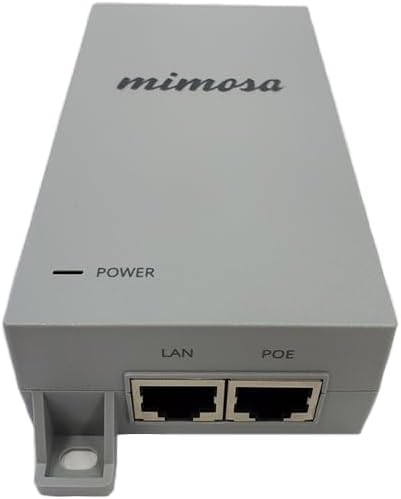 Mimosa Gigabit PoE Injector 50V Power Cord not Included|B0CSPSNNRW