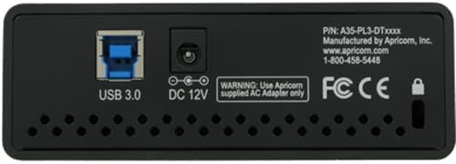 Apricorn Aegis Padlock DT 2TB USB 3.0/USB 2.0 External Hard Drive, Black|B00KADVVTQ