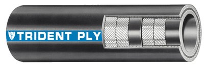 Trident Marine 200-3000-48 Trident Ply Softwall Exhaust Hose, 3" x 4'