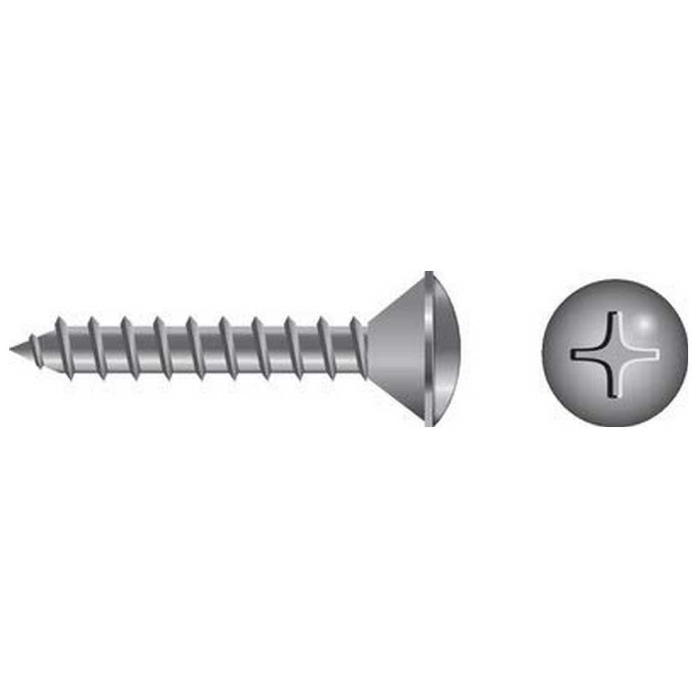 Seachoice 59607 Stainless Steel Phillips Machine Screw - Oval Head