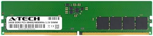 A-Tech 32GB DDR5 4800MHz PC5-38400 CL40 UDIMM 2Rx8 Dual Rank 1.1V Non-ECC Unbuffered DIMM 288-Pin Desktop PC/Computer RAM Memory Upgrade Module|B0B17JW787