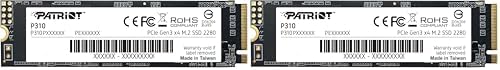 Patriot Memory P310 480GB Internal SSD - NVMe PCIe M.2 Gen3 x 4 - Low-Power Consumption Solid State Drive - P310P480GM28