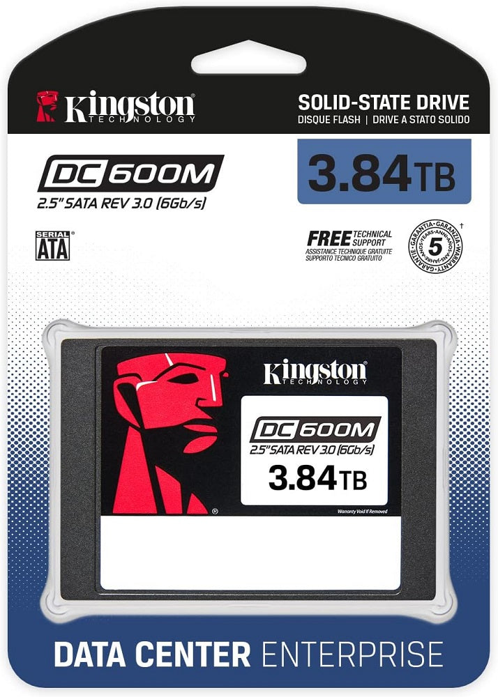 Kingston SEDC600M/3840G DC600M mixed use 3.84tb SATA 6Gb/s 2.5inch ssd