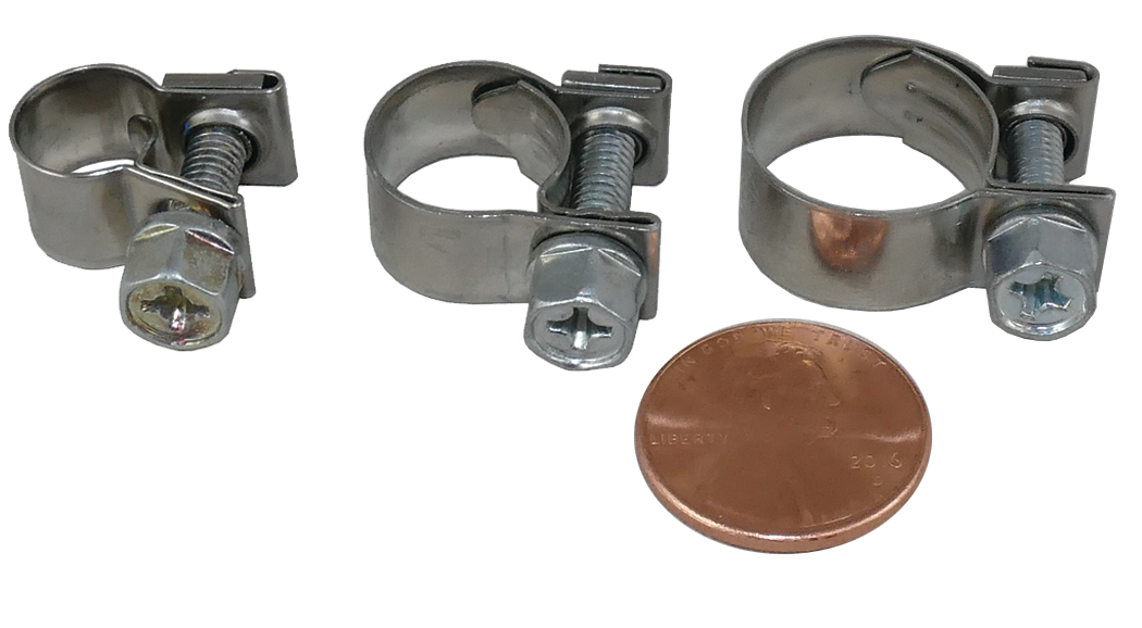Scandvik 13515 Aba 304 Stainless Steel Mini Clamps, Size 15