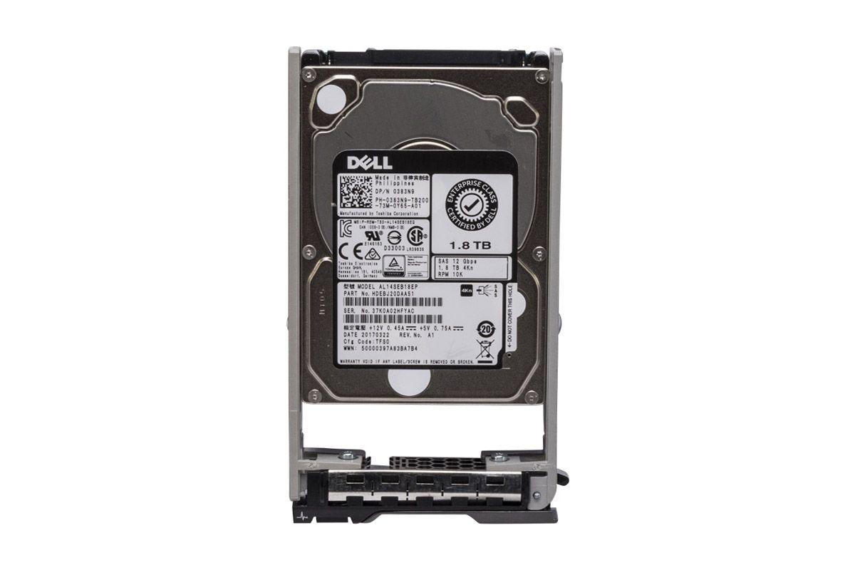 Dell 1.8TB SAS 10k 2.5" 12G 4Kn Hard Drive 383N9