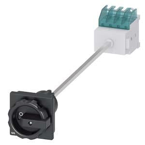 DISC SW 16A DOOR ROT HDL 4HOLE BLK 3P