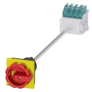 DISC SW 16A DOOR ROT HDL 4HOLE R/Y 3P