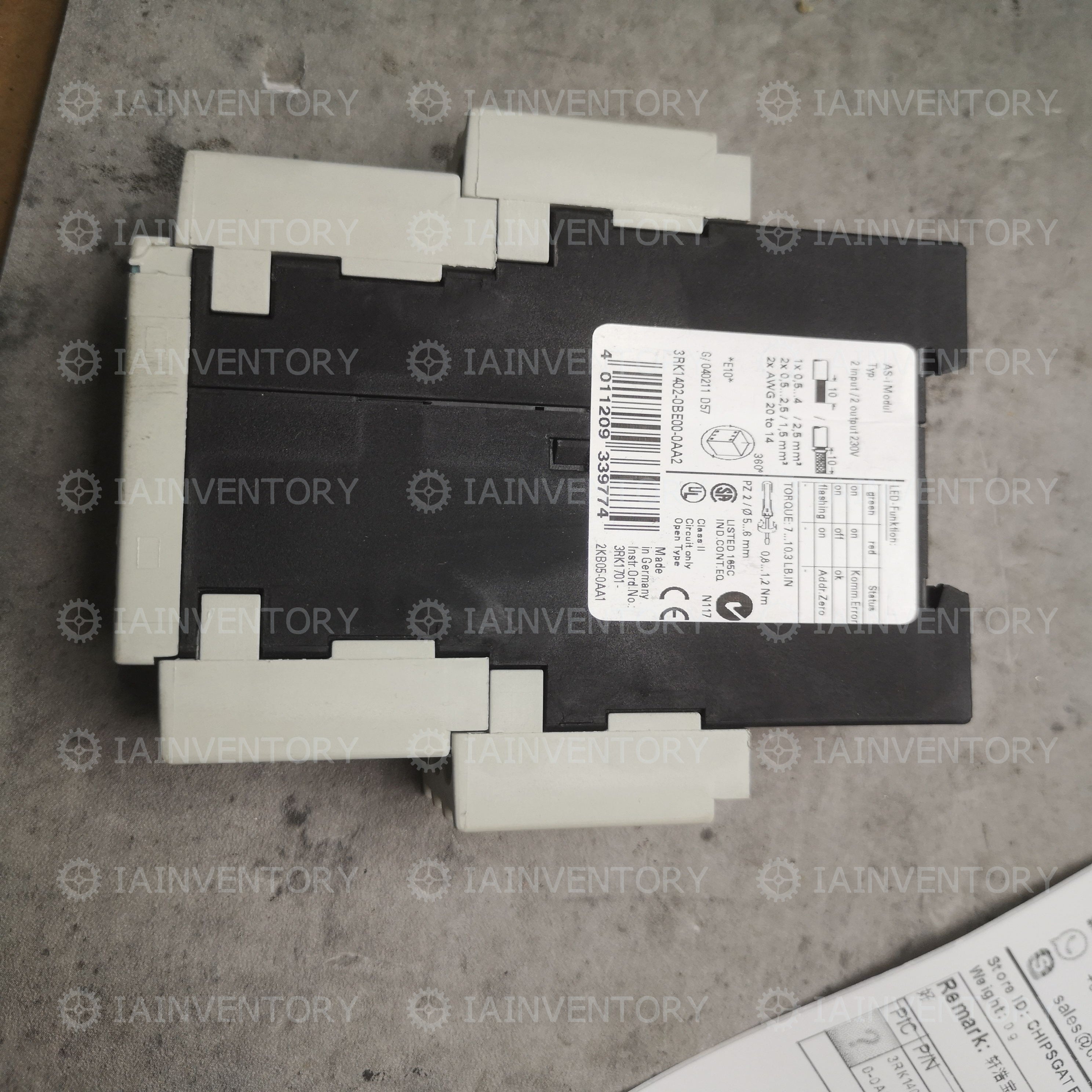 3RK1402-0BE00-0AA2 Siemens motor start relay