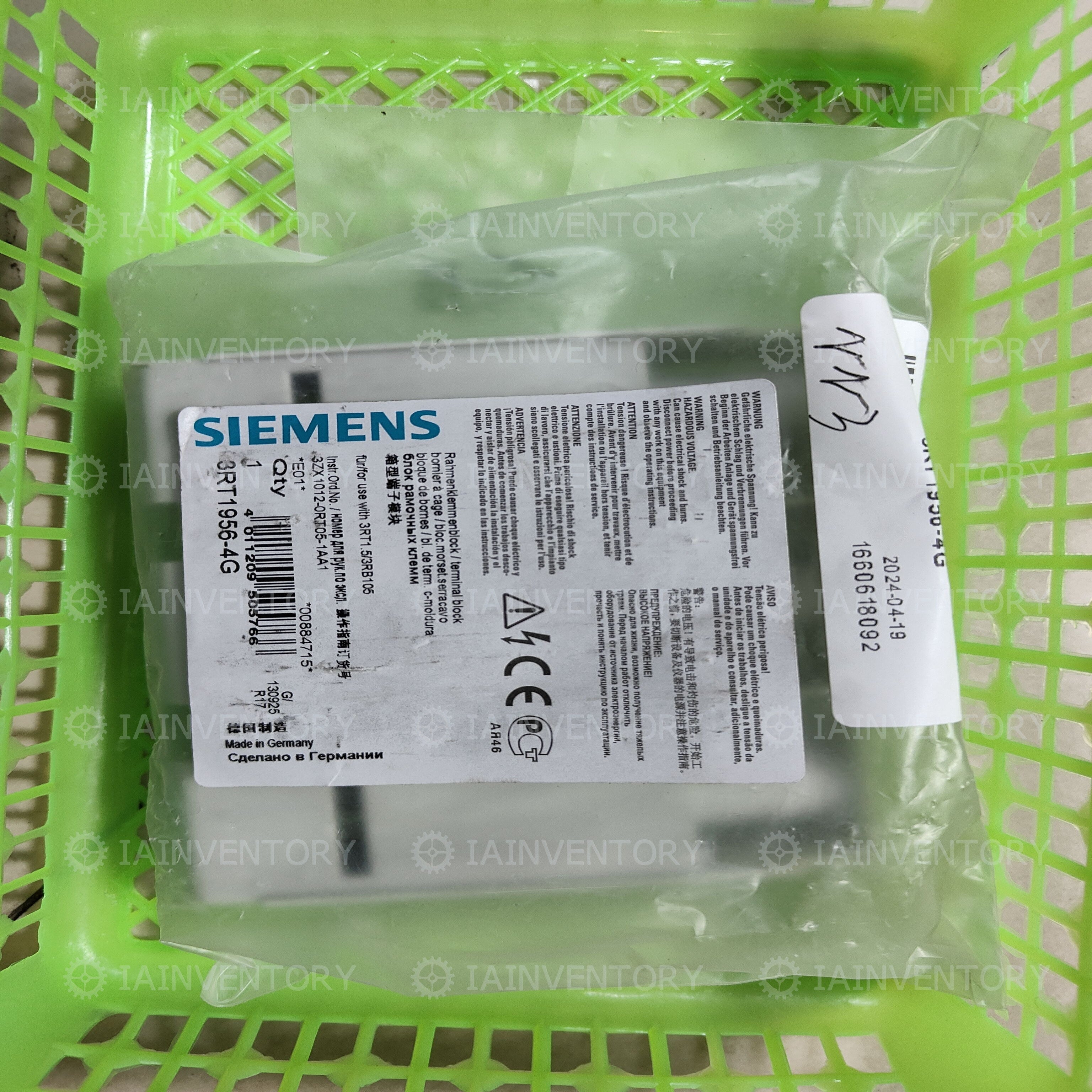 SIEMENS 3RT1956-4G box terminal