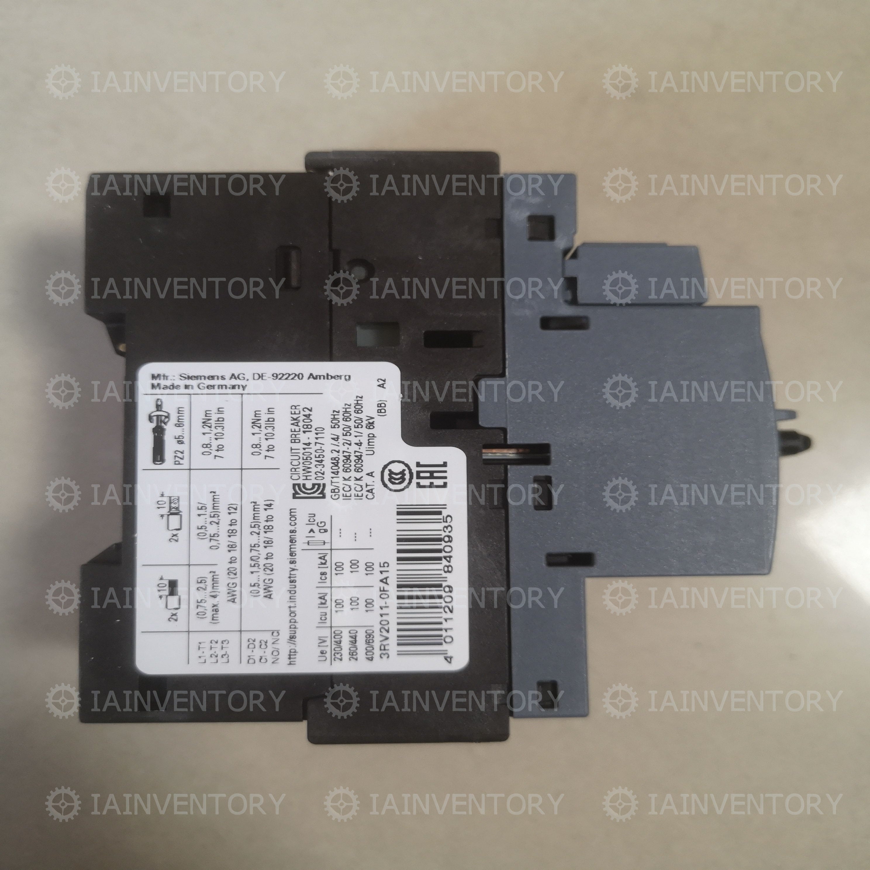 SIEMENS 3RV2011-0FA15