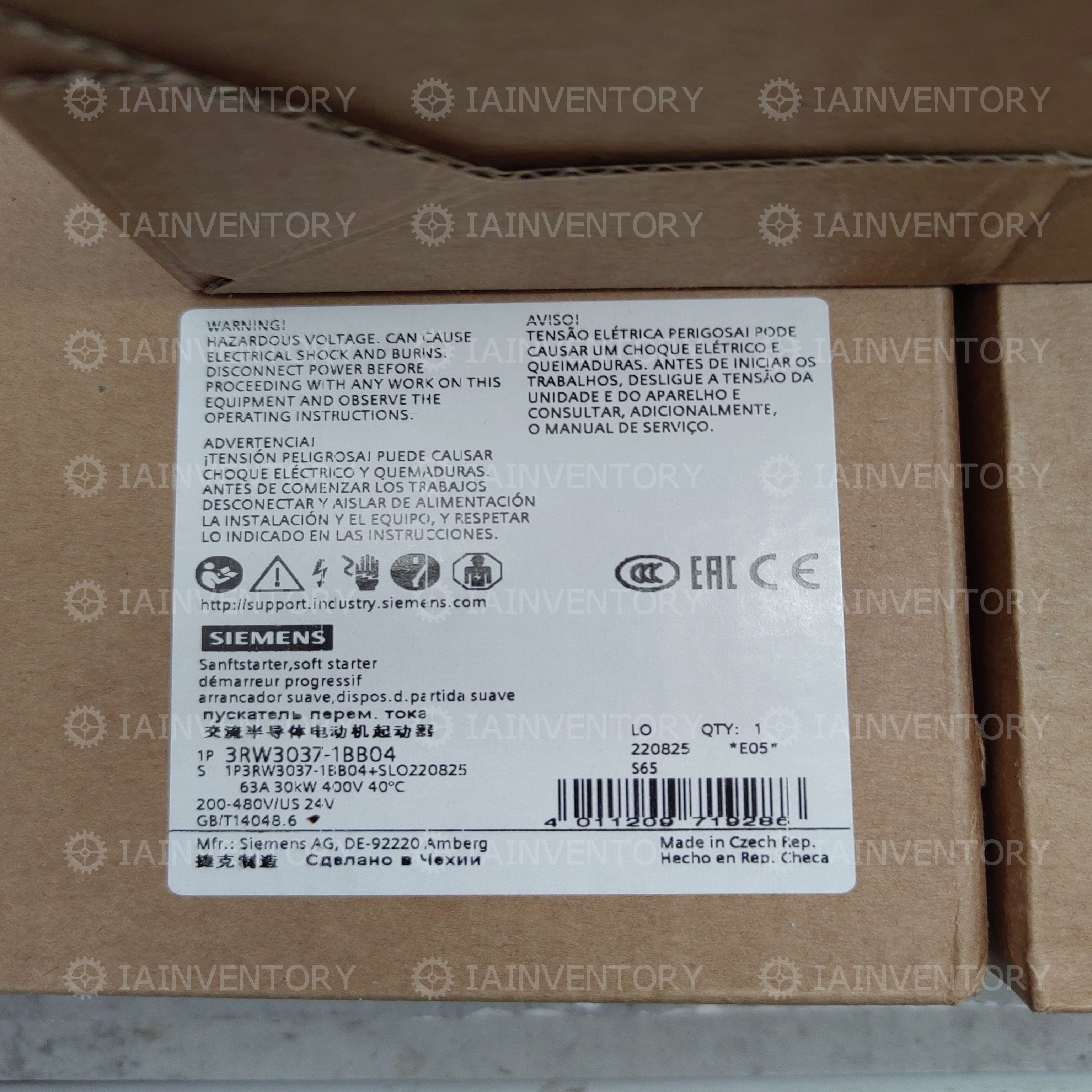 Siemens 3RW3037-1BB04 3RW3 037-1BB04