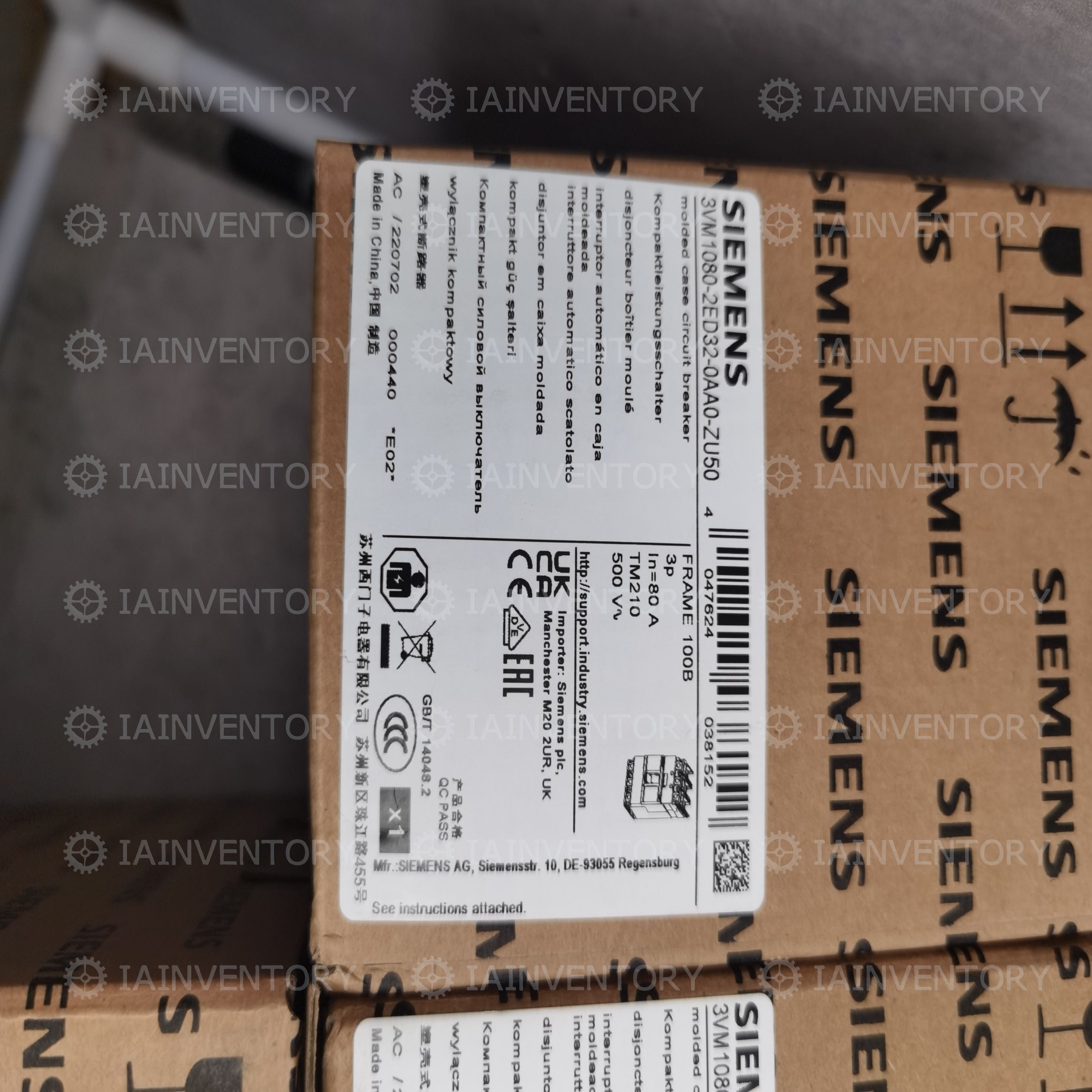 Siemens 3VM1080-2ED32-0AA0