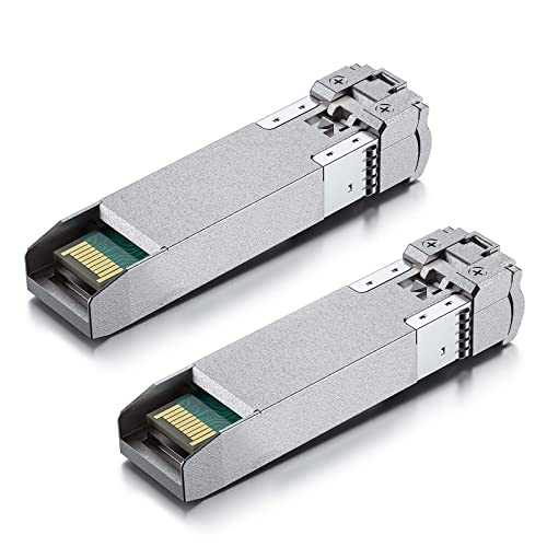 H!Fiber 10Gb SFP+ RJ45 Transceiver, 10Gbase-T SFP+ Ethernet Module Support 10G/5G/2.5G/1.25G, Compatible with Cisco SFP-10G-T-S, Ubiquiti UF-RJ45-10G, UniFi, Meraki,MikroTik,Supermicro and More, 30m|B06XQBFHNL